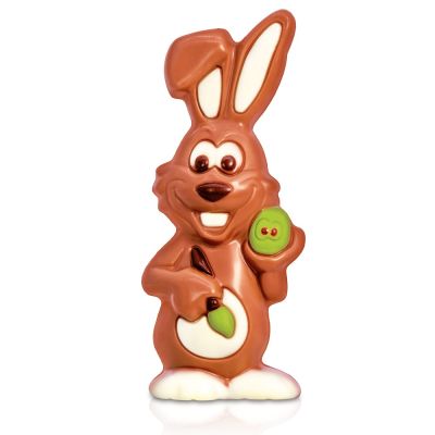 Schokoladenfigur Osterhase mit Ei
