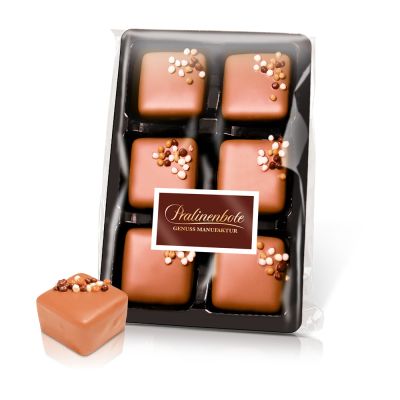 Karamello – 6 handgemachte Karamell Pralinen