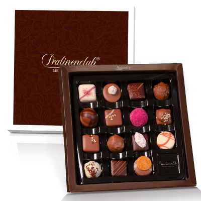 Pralinen Geschenk-Abo – 15 neue exklusive Pralinen je Pralinenbox - versandkostenfrei